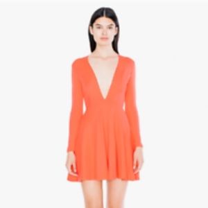 AMERICAN APPAREL PONTE SKATER DRESS